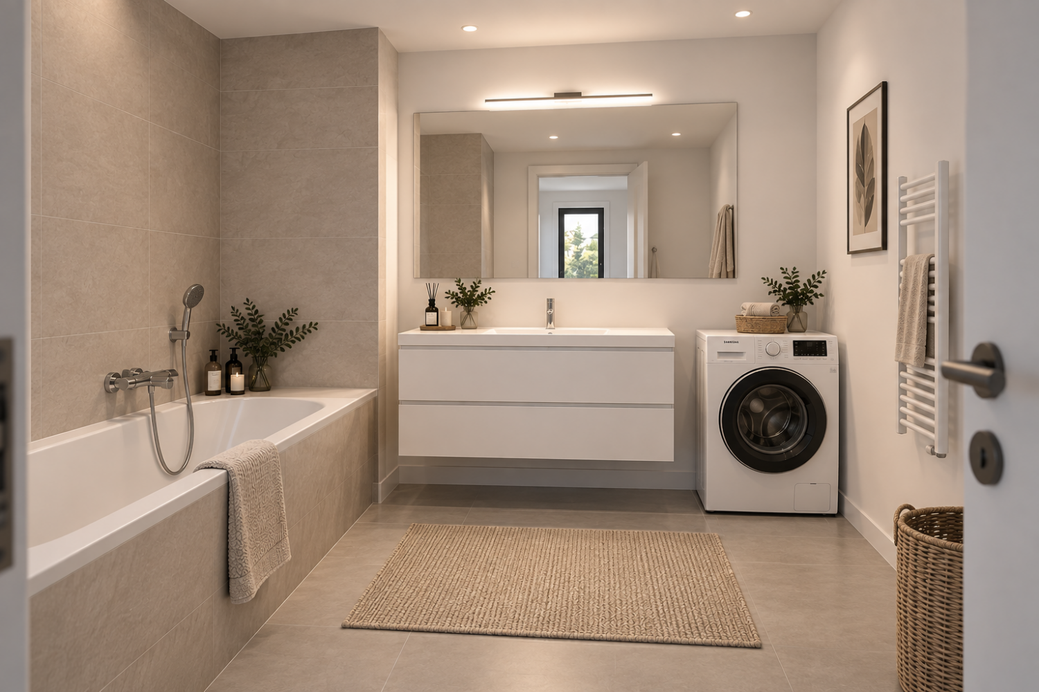 VILLA 1 et 2 - SALLE DE BAIN