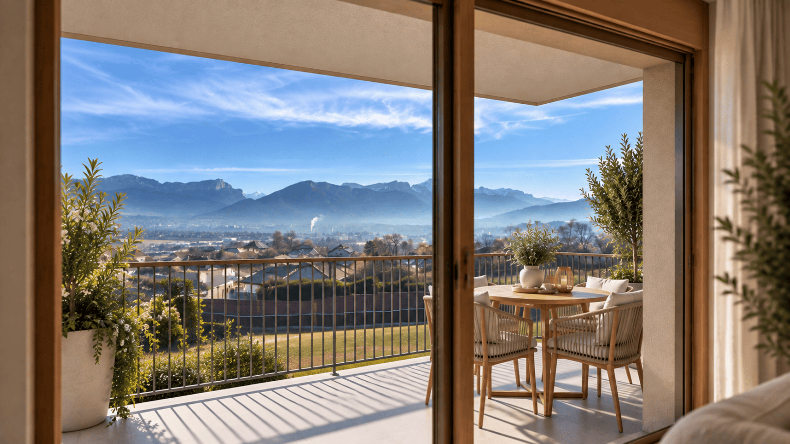 T3 C102 Bâtiment C balcon