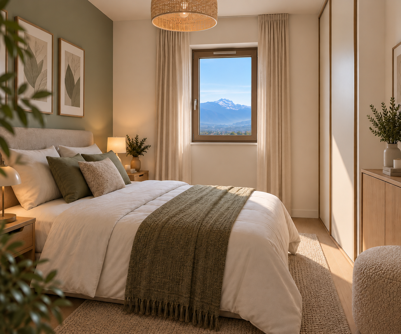 T3 C102 Bâtiment C chambre